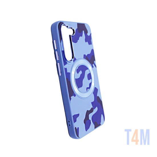 Funda Magnética de Diseño para Samsung Galaxy S23 Plus Azul